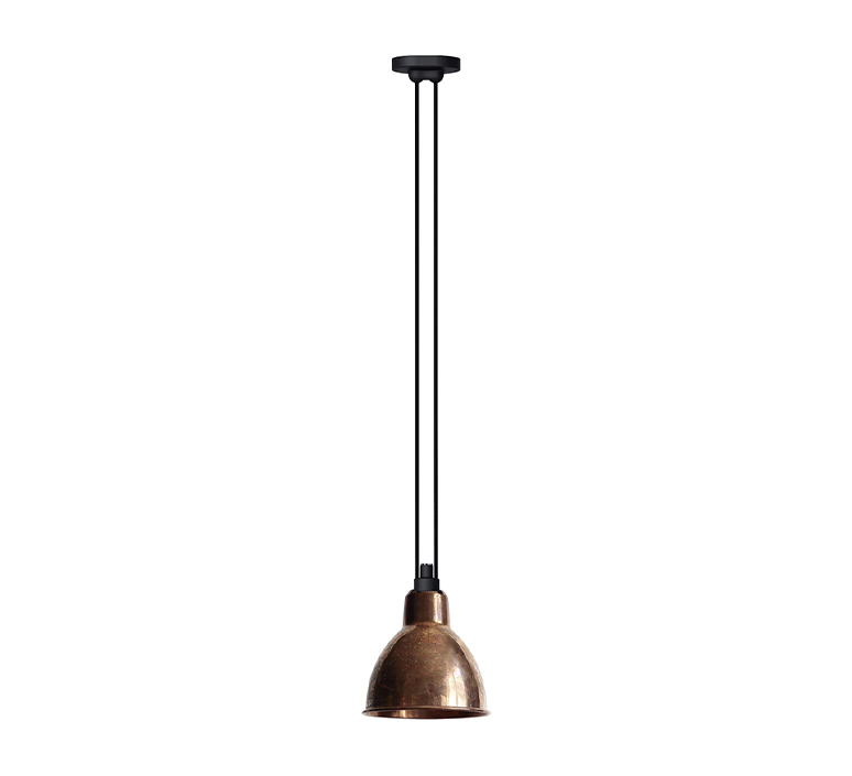 Les acrobates de gras n 322 bernard albin gras suspension pendant light  dcw 322 sha l round raw copper  design signed nedgis 102839 product