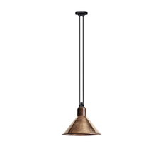 Les acrobates de gras n 322 bernard albin gras suspension pendant light  dcw 322 sha xl in conic raw copper  design signed nedgis 102974 thumb