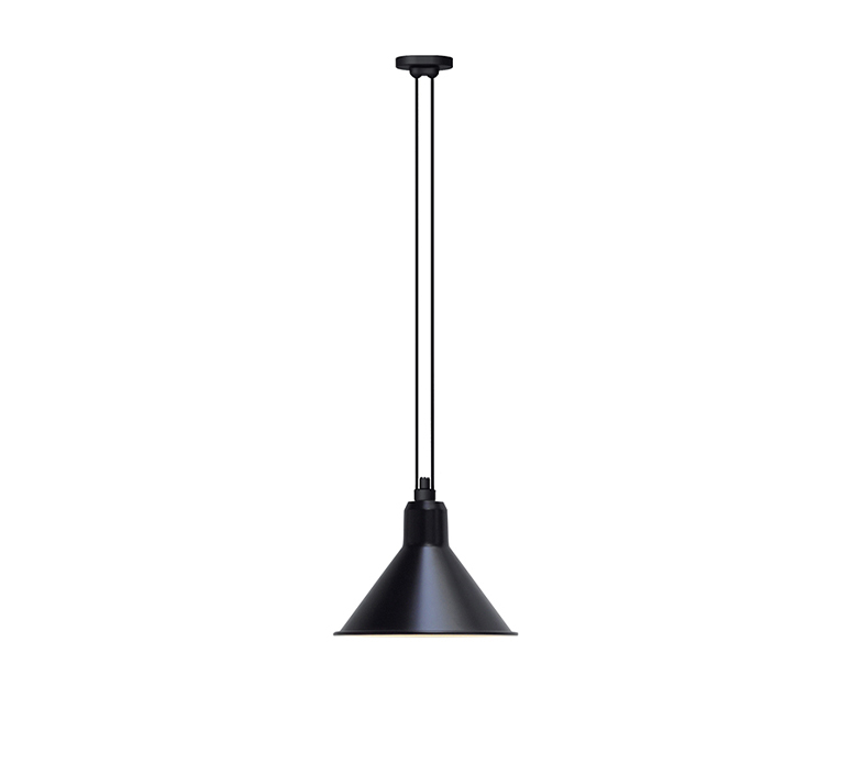 Les acrobates de gras n 322 bernard albin gras suspension pendant light  dcw 322 sha xl in conic black  design signed nedgis 102950 product