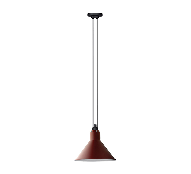 Les acrobates de gras n 322 bernard albin gras suspension pendant light  dcw 322 sha l conic red  design signed nedgis 102763 product