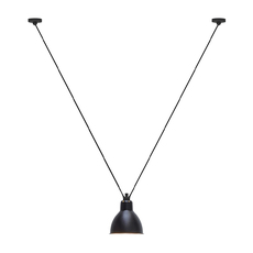 Les acrobates de gras n 323 bernard albin gras suspension pendant light  dcw 323 sha l round black  design signed nedgis 103168 thumb