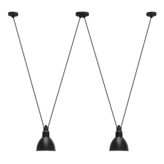 Les acrobates de gras n 324 bernard albin gras suspension pendant light  dcw 324  2 sha l round black  design signed nedgis 103496 thumb