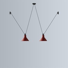 Les acrobates de gras n 324 bernard albin gras suspension pendant light  dcw n 324 sha xl in conic black  design signed nedgis 103700 thumb