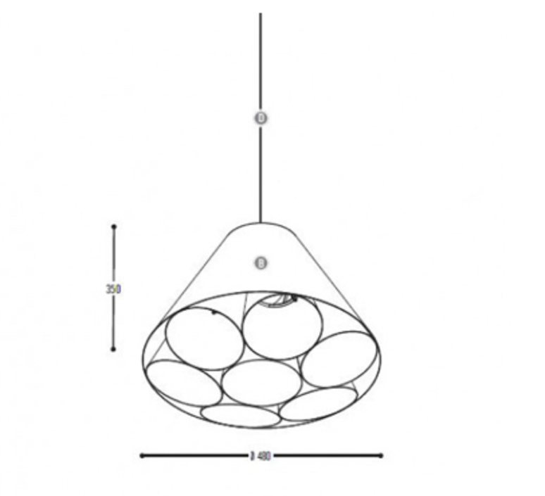 Lgtm carl hagerling suspension pendant light  dark 750 02 001 01  design signed nedgis 68647 product