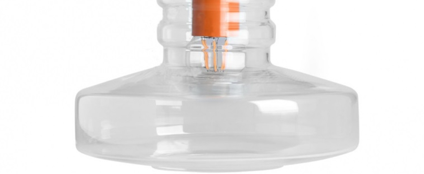 banner-image Suspension light 163 orange transparent o25cm h23cm zangra normal