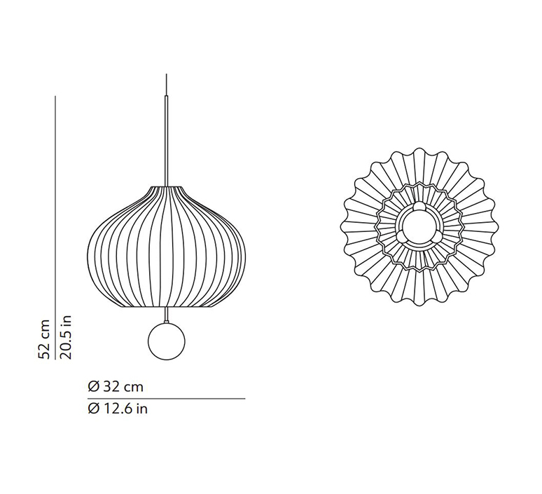 Lilli cristina celestino suspension pendant light  kundalini k355365o  design signed nedgis 126956 product