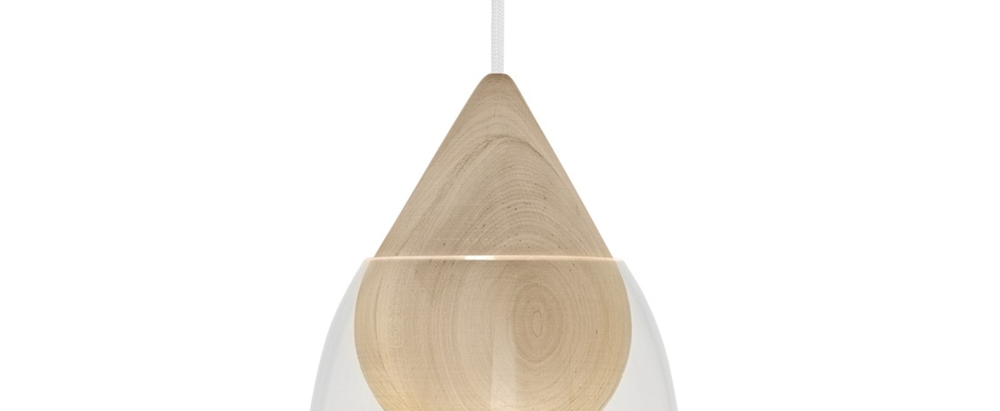 banner-image Suspension liuku avec abat jour verre transparent bois o19 5cm h40 5cm mater normal