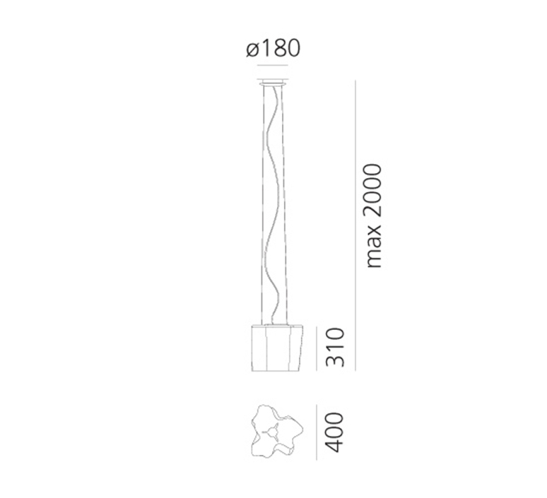 Logico michele de lucchi suspension pendant light  artemide 0453010a  design signed nedgis 136819 product