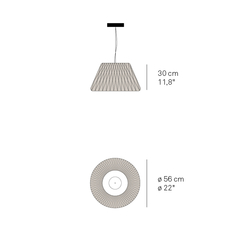 Lola sm ray power suspension pendant light  lzf  lola sm led dim0 10v 20  design signed nedgis 70743 thumb