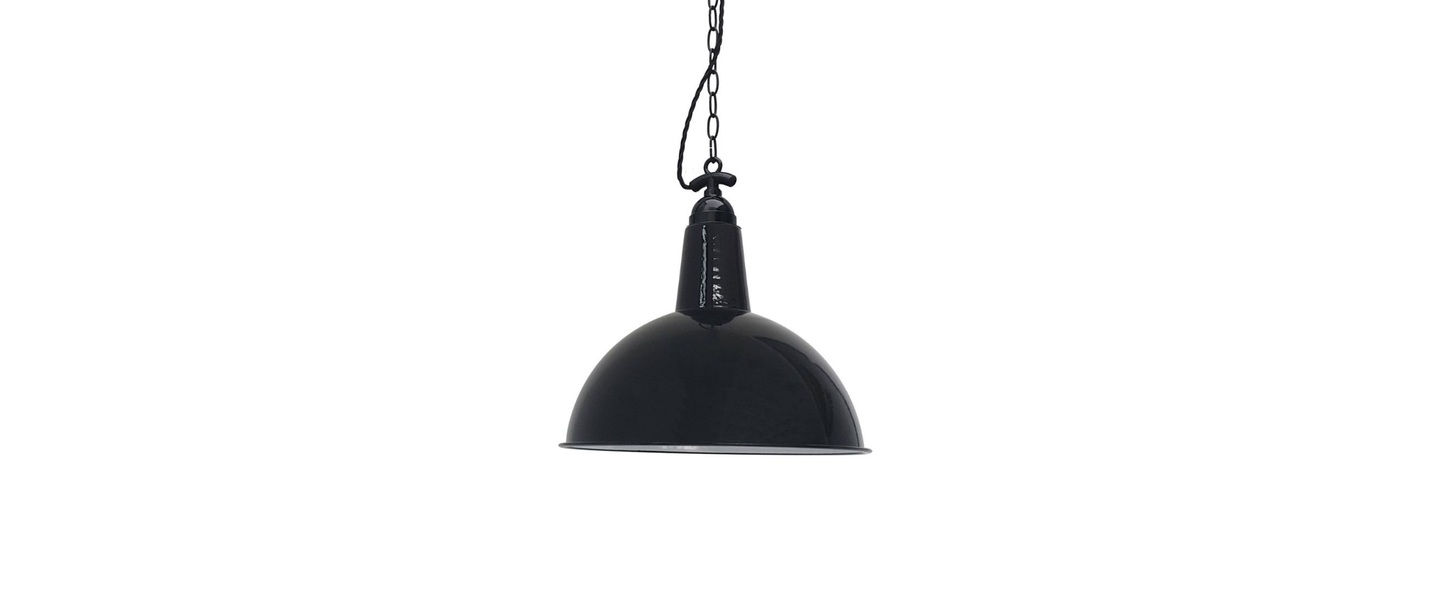 Suspension lou noir brillant o52cm h51cm faro normal