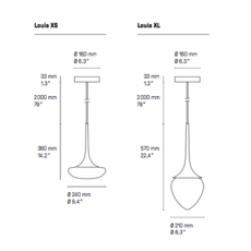 Louis xs  suspension pendant light  cvl louis xs  design signed 53603 thumb