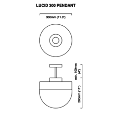 Lucid 200 michael verheyden suspension pendant light  cto lighting cto 01 112 0001  design signed 48318 thumb