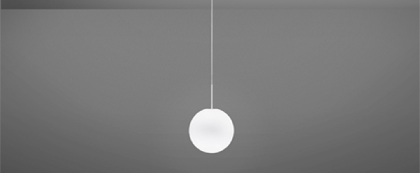 Suspension lumi sfera blanc ip40 o14cm h14cm fabbian normal