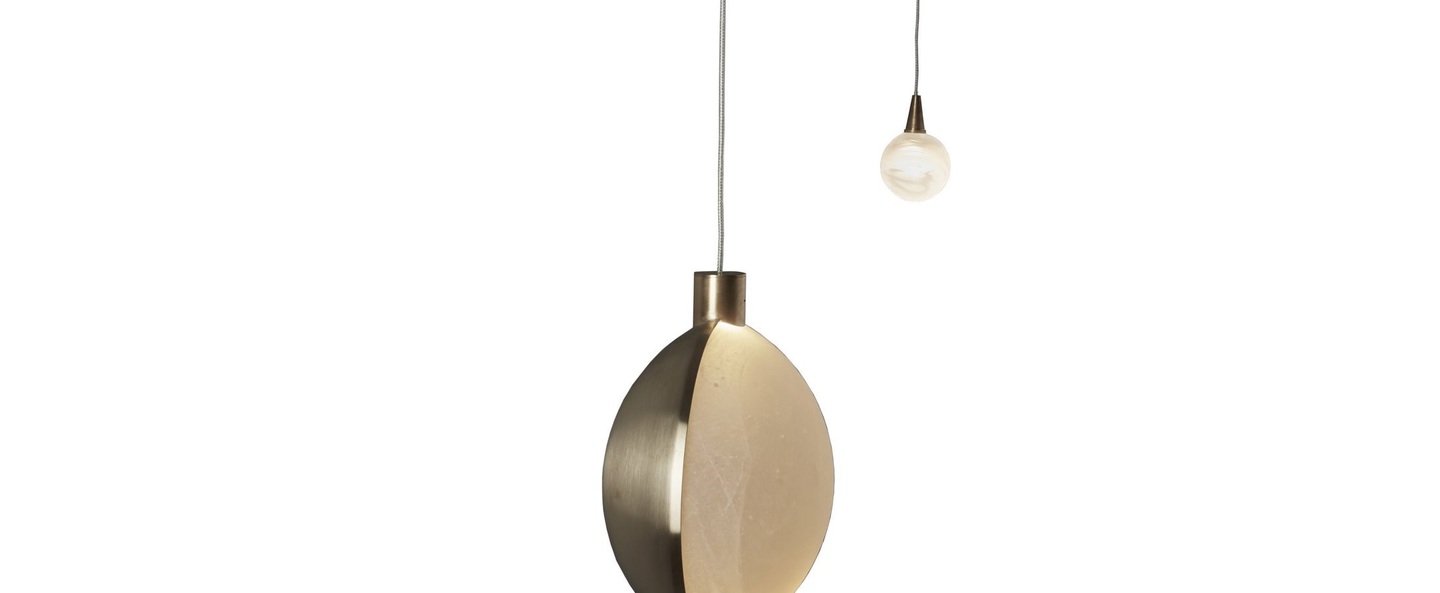 banner-image Suspension lune laiton verre opalin led 2700k 2w l21cm h24cm dcw editions paris normal