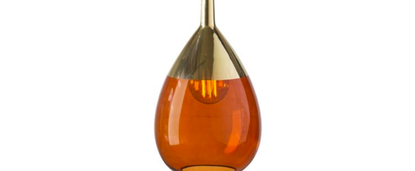 banner-image Suspension lute m orange or o22cm h49cm ebb and flow normal