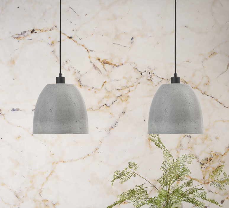 Suspension, Malaga, gris, Ø21cm H19cm It's about RoMi Luminaires Nedgis