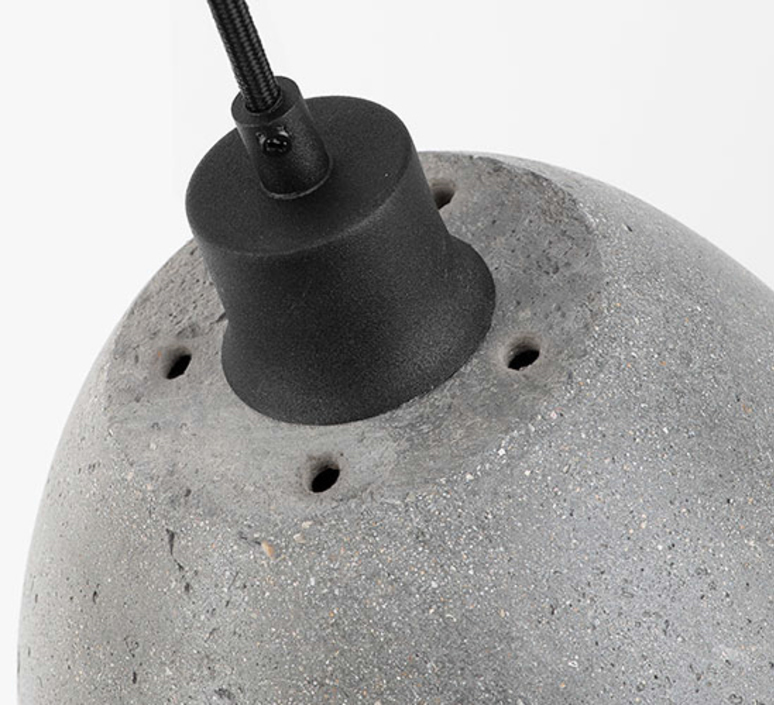 Suspension, Malaga, gris, Ø21cm H19cm It's about RoMi Luminaires Nedgis