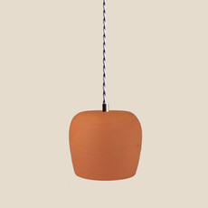 Marcel studio nexel suspension pendant light  nexel 000226 pt  terracotta cable tresse jute  design signed nedgis 179551 thumb