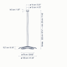 Mediterrania s 105 02 alex fernandez camps et gonzalo mila suspension pendant light  bover 33802215054  design signed nedgis 132360 thumb