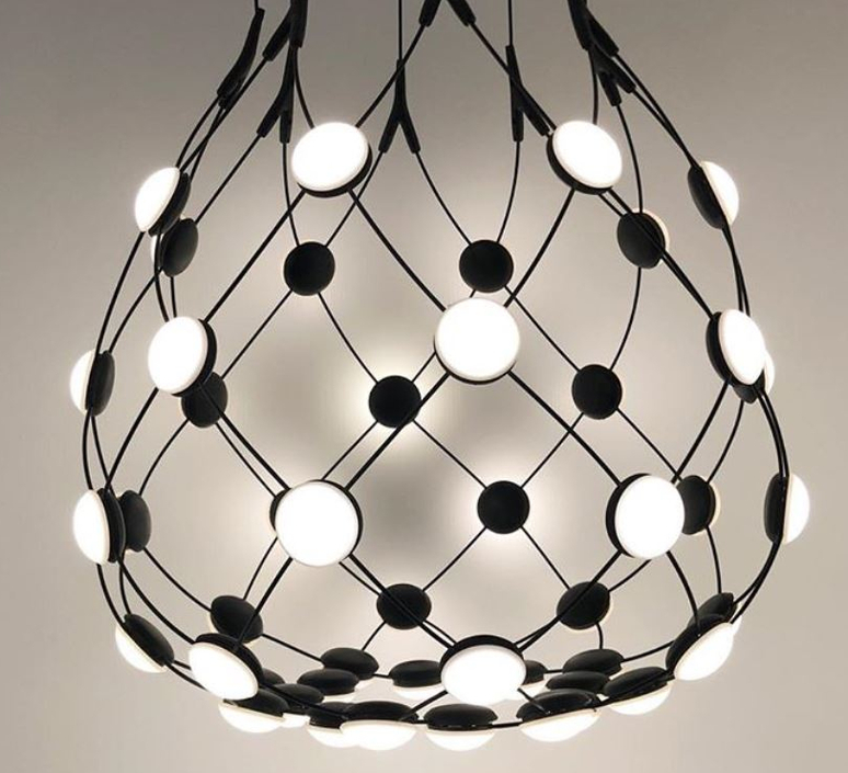 Mesh d86c55 francisco gomez paz suspension pendant light  luceplan 1d860c550001  design signed 54791 product