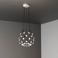 Mesh d86c55 francisco gomez paz suspension pendant light  luceplan 1d860c550001  design signed 54798 thumb