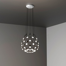 Mesh d86c55 francisco gomez paz suspension pendant light  luceplan 1d860c550001  design signed 55382 thumb