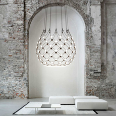 Mesh d86n francisco gomez paz suspension pendant light  luceplan 1d860n000001 1d860 t11001  design signed 55654 thumb