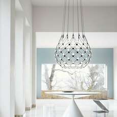 Mesh d86n francisco gomez paz suspension pendant light  luceplan 1d860n000001 1d860 t51001  design signed 98144 thumb