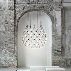 Mesh d86n francisco gomez paz suspension pendant light  luceplan 1d860n000001 1d860 t51001  design signed 98145 thumb