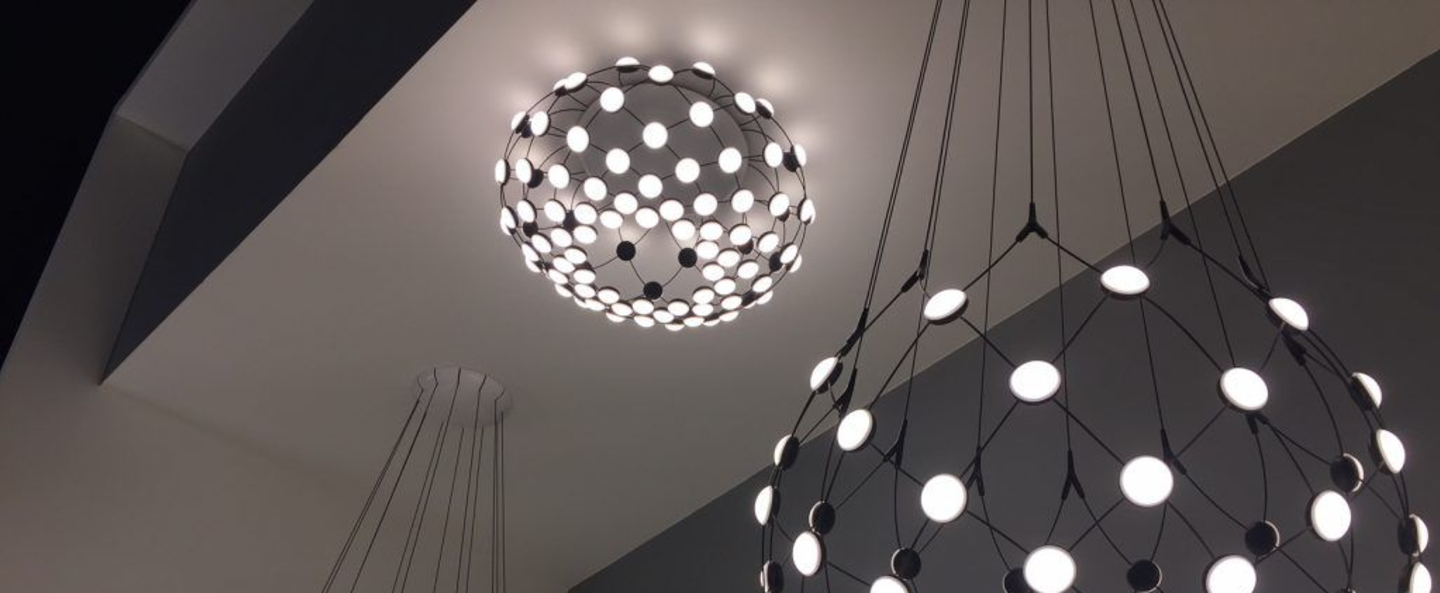 banner-image Suspension mesh d86pl noir led 2700k o72cm h32cm luceplan normal