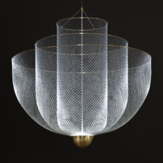 Meshmatics rick tegelaar suspension pendant light  moooi molmesh   design signed 57070 thumb