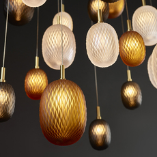 Metamorphosis large rony plesl suspension pendant light  bomma 1 45 95185 a amber 190 bbr 2 5  design signed nedgis 133912 thumb