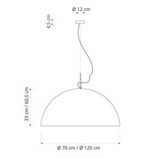 Mezza luna 2 ociluman suspension pendant light  in es artdesign in es0502bl o  design signed nedgis 165479 thumb