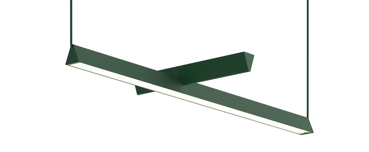banner-image Suspension mile 03 vert led 2700k 2329lm l115cm p43cm lambert fils normal