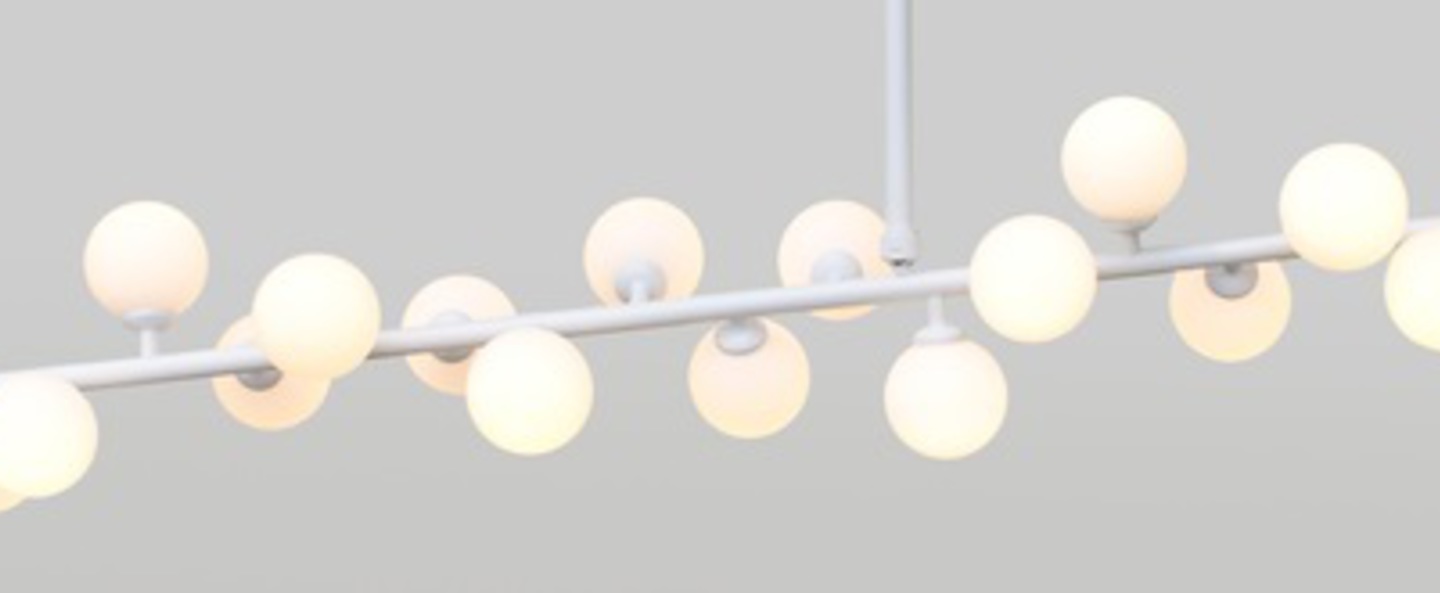 Suspension mimosa blanc l110cm h60cm atelier areti normal