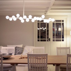 Mimosa gwendolyn et guillane kerschbaumer suspension pendant light  atelier areti mimosa ceiling white  design signed 44069 thumb