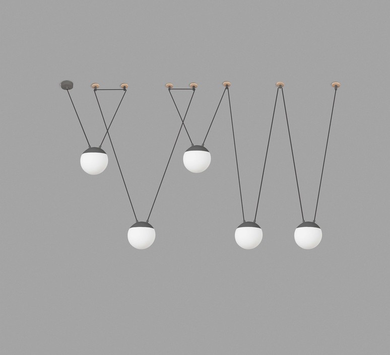 Mine space 5l  suspension pendant light  faro 28376 5l  design signed 38158 product