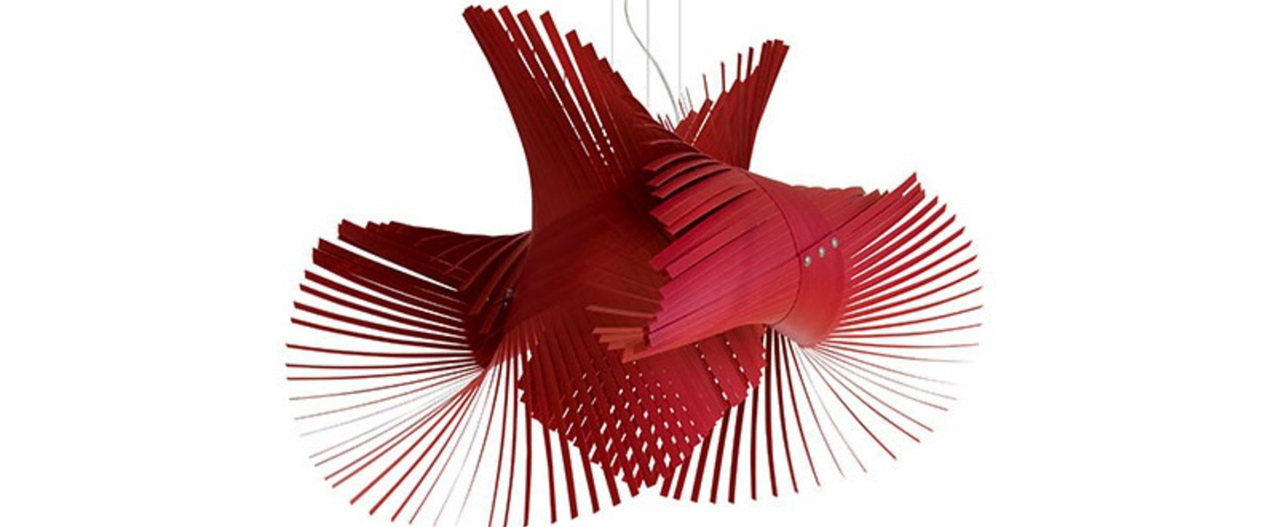 banner-image Suspension minimikado s rouge led h50cm l70cm lzf normal