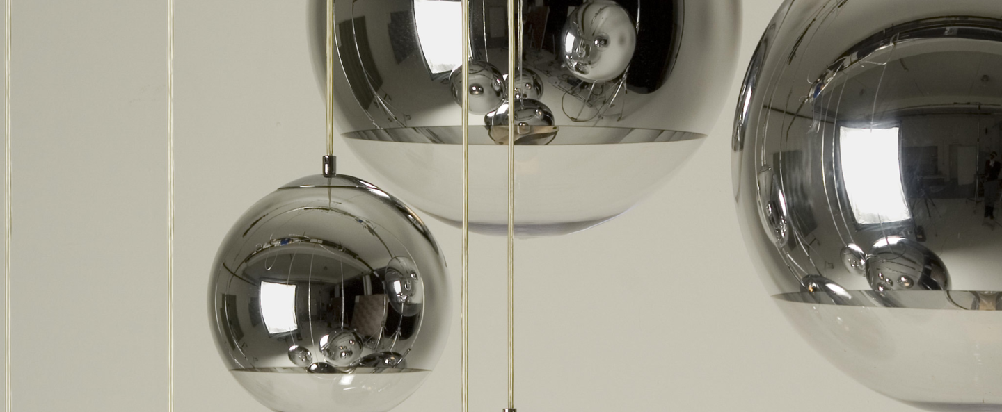 Suspension mirror ball chrome o25cm h25cm tom dixon normal