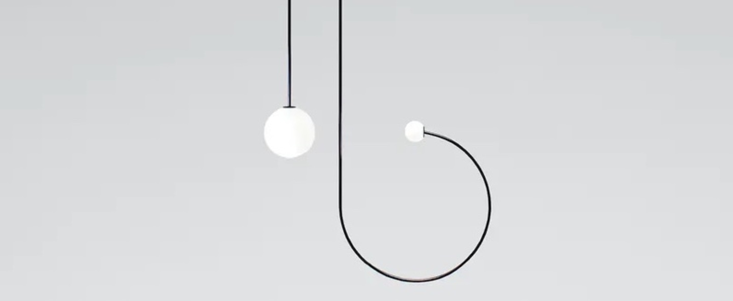 Suspension mobile chandelier 11 noir led dim 2700k 800 350 lm l67 4cm h151 5cm anastassiades studio normal