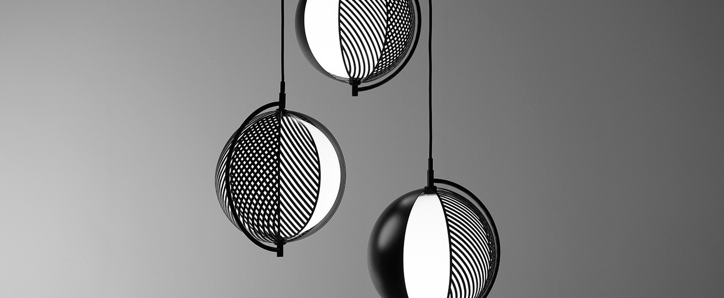 banner-image Suspension mondo triplette noir et blanc o50cm h336cm oblure normal