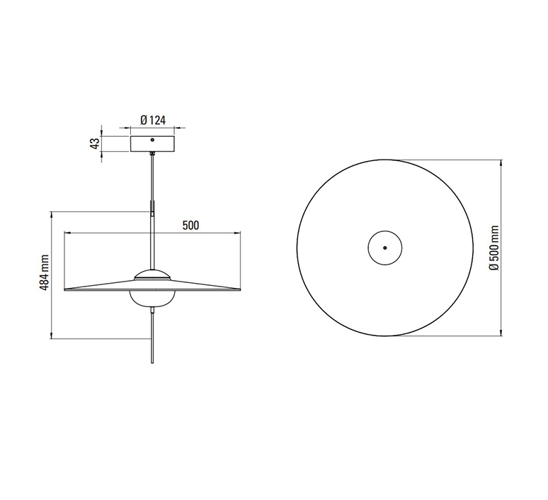 Mono l500 studio vantot suspension pendant light  dcw mono l500  design signed nedgis 142862 product