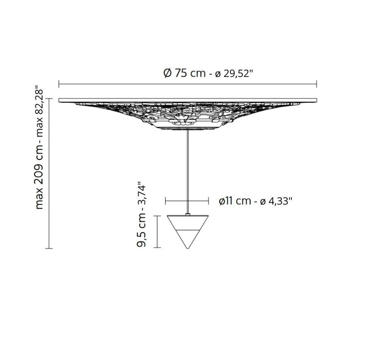 Moonbloom 3b matteo ugolini suspension pendant light  karman se256 3b int  design signed nedgis 145203 product