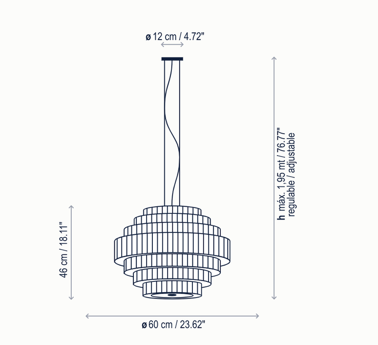 Mos 01 joana bover suspension pendant light  bover 224p617  design signed nedgis 127824 product