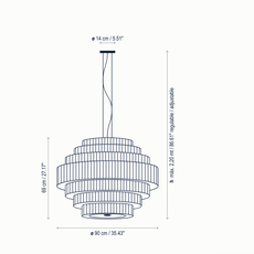 Mos 02 joana bover suspension pendant light  bover 224p622  design signed nedgis 127829 thumb