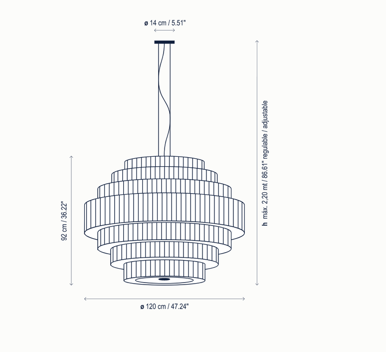 Mos 03 joana bover suspension pendant light  bover 224p621  design signed nedgis 127834 product