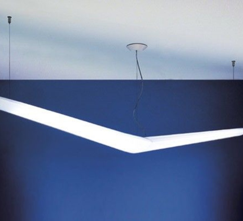 Mouette asymmetric wilmotte et industries suspension pendant light  artemide ak00500  design signed nedgis 72571 product