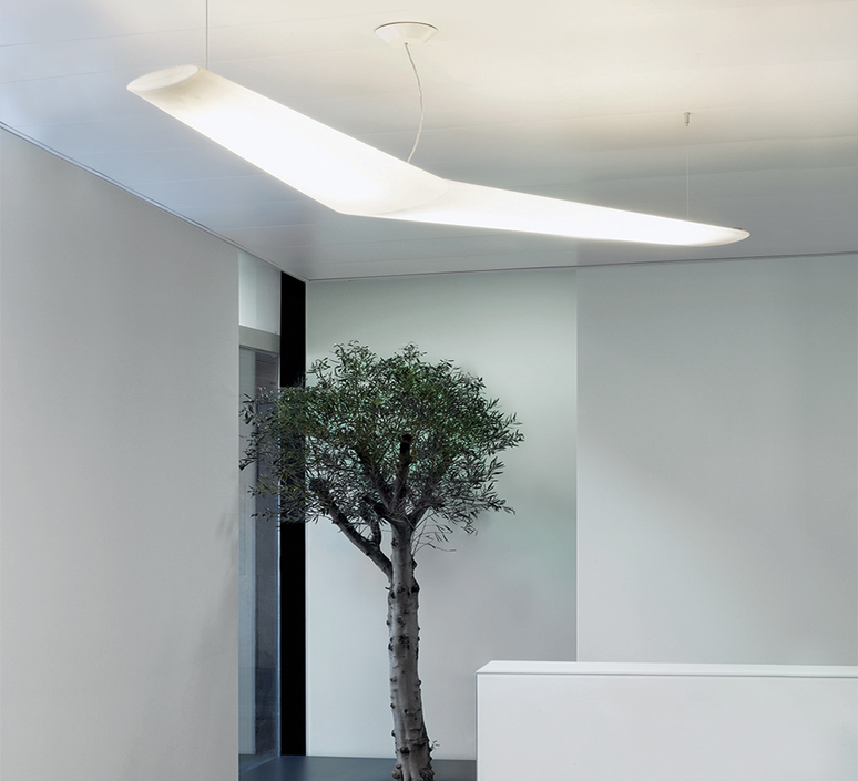 Mouette asymmetric wilmotte et industries suspension pendant light  artemide ak00500  design signed nedgis 72791 product