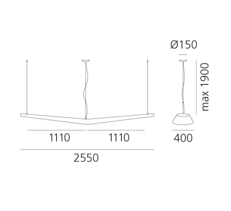 Mouette jean michel wilmotte suspension pendant light  artemide ak00400  design signed nedgis 135733 product