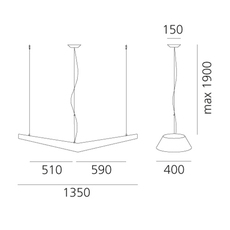 Mouette jean michel wilmotte suspension pendant light  artemide ak00200  design signed nedgis 135742 thumb